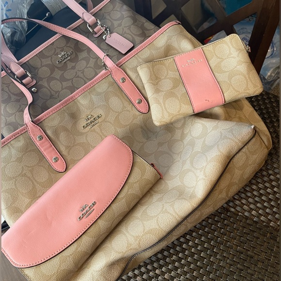 Coach set , purse wallet and coin purse - Picture 1 of 1